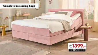 Woonsquare Complete boxspring Saga aanbieding