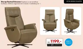 Woonsquare Sta-op-fauteuil Ancona aanbieding