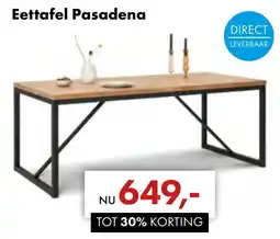 Woonsquare Eettafel Pasadena aanbieding