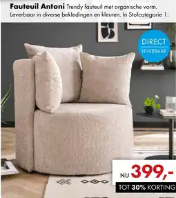 Woonsquare Fauteuil Antoni aanbieding