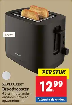 Lidl Silvercrest Broodrooster aanbieding