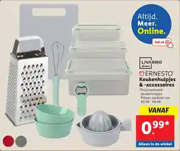 Lidl Livarno Ernesto Keukenhulpjes & accessoires aanbieding