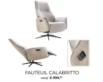 Baenks Fauteuil calabritto aanbieding