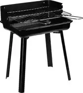 Bol.com Houtskool BBQ - Mini Barbecue - 36x31xH45 cm - grillrooster 33x26 cm - Windscherm aanbieding