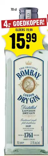 Dirck 3 Bombay london Dry Gin aanbieding