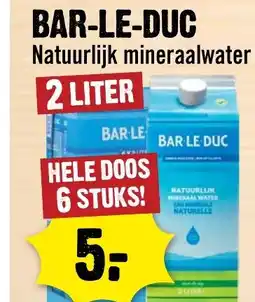 Dirck 3 BAR-LE-DUC Natuurlijk mineraalwater aanbieding