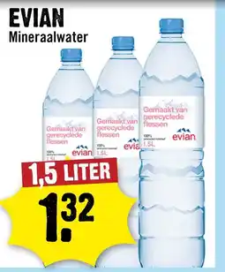 Dirck 3 Evian Mineraalwater aanbieding