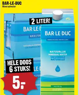 Dirck 3 BAR-LE-DUC Mineraalwater aanbieding