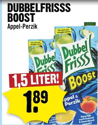 Dirck 3 Dubbelfrisss boost appel perzik aanbieding