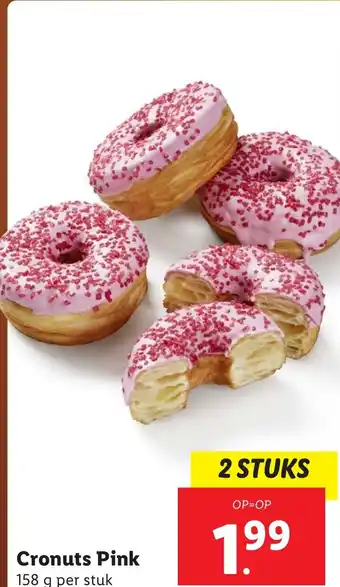 Lidl Cronuts Pink aanbieding