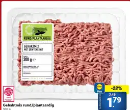 Lidl Gehaktmix rund plantaardig aanbieding