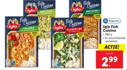 Lidl Iglo Fish Cuisine aanbieding