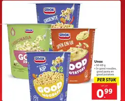 Lidl Unox aanbieding