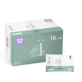 Plein.nl 1+1 gratis: Naif Billendoekjes 16x54 = 864 aanbieding