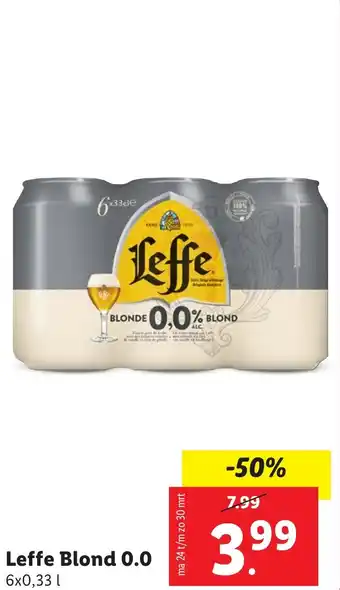 Lidl Leffe Blond 0.0 aanbieding