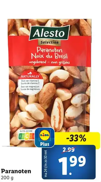 Lidl Paranoten aanbieding