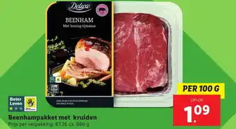 Lidl Beenhampakket met kruiden aanbieding