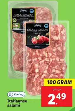 Lidl Italiaanse salami aanbieding