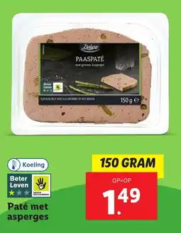 Lidl Paté met asperges aanbieding