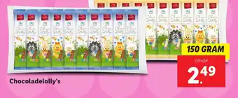 Lidl Chocoladelolly's aanbieding