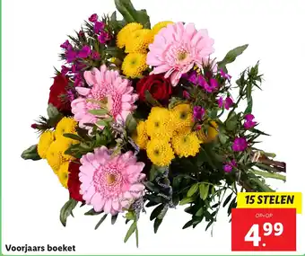 Lidl Voorjaars boeket aanbieding