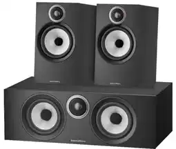 Coolblue Bowers & Wilkins HTM6 S3 + 606 S3 (per paar) Zwart aanbieding