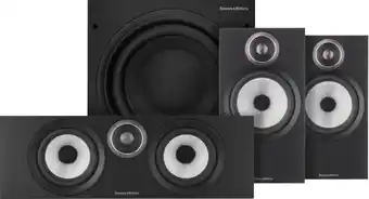 Coolblue Bowers & Wilkins HTM6 S3 + 606 S3 (per paar) + ASW610 Zwart aanbieding