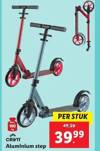 Lidl Aluminium step aanbieding