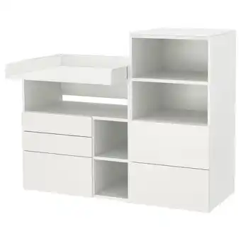 IKEA SmÅstad / platsa Commode, wit wit/met boekenkast, 150x79x123 cm aanbieding