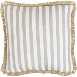 Leen Bakker Sierkusssen Cedric - off-white/zand - 45x45 cm - Leen Bakker aanbieding