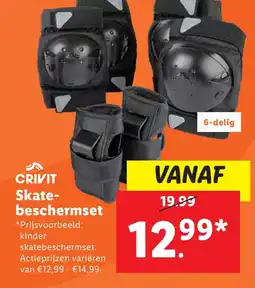 Lidl CRIVIT Skate beschermset aanbieding