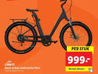 Lidl Basic urban elektrische fiets aanbieding