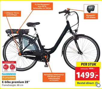 Lidl E-bike premium 28" aanbieding