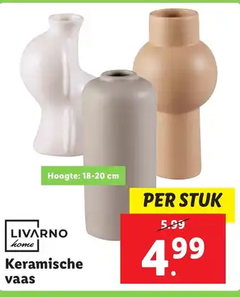 Lidl Keramische vaas aanbieding