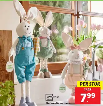 Lidl Decoratieve haas aanbieding