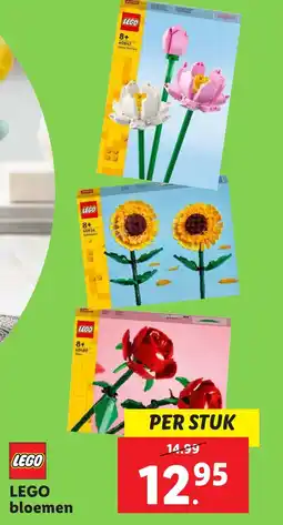 Lidl LEGO bloemen aanbieding