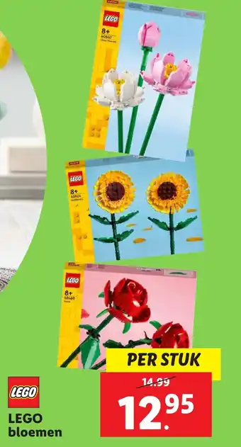 Lidl LEGO bloemen aanbieding