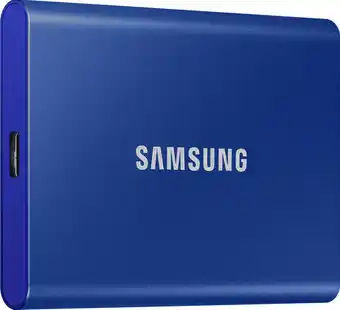 Coolblue Samsung T7 Portable SSD 1TB Blauw aanbieding