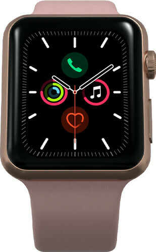 Apple Watch SE 44mm Zilver Aluminium Blauwe Sportband aanbieding bij  Coolblue