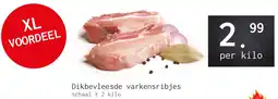 Naanhof Dikbevleesde varkensribjes aanbieding