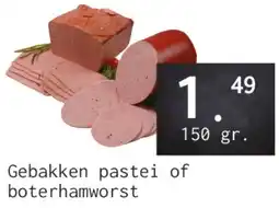 Naanhof Gebakken pastei of boterhamworst aanbieding