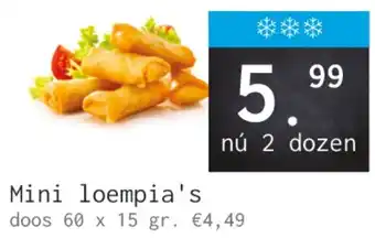 Naanhof Mini loempia's aanbieding