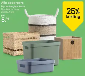 Leen Bakker Opbergers Kenzi aanbieding