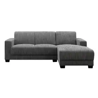 Leen Bakker Hoekbank Aberdeen rechts - stof - grijs aanbieding