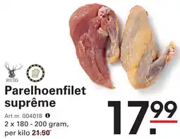 Sligro Ruïg Parelhoenfilet suprême aanbieding