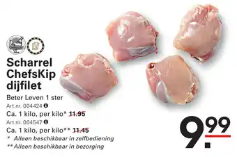 Sligro Scharrel Chefskip dijfilet aanbieding