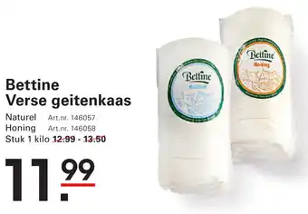 Sligro Bettine Verse geitenkaas aanbieding