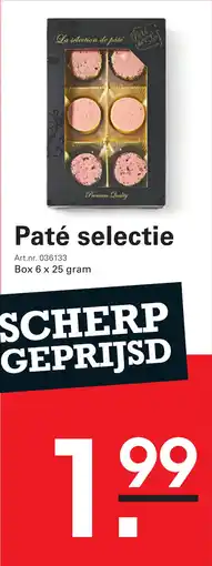 Sligro Paté selectie aanbieding