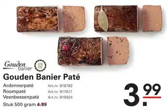 Sligro Gouden Banier Paté aanbieding