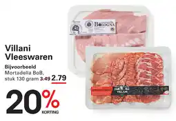 Sligro Villani Vleeswaren aanbieding